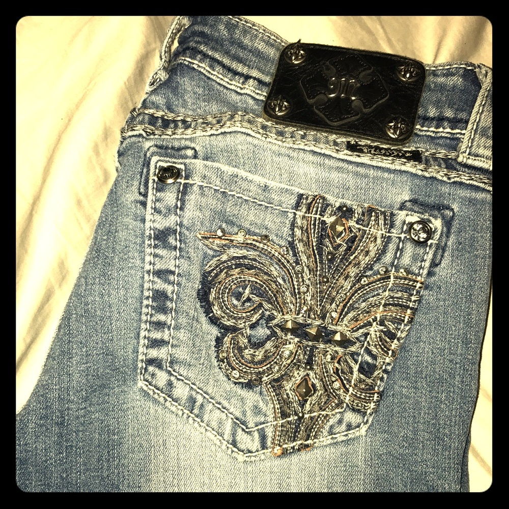⚡️🖤MISS ME boot cut, size 29x33 jeans! 🖤⚡️